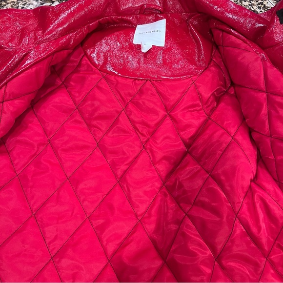 Avec Les Filles Faux Leather long Jacket Size L - Picture 4 of 9